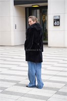 Двухсторонняя дубленка с отделкой из меха ламы 3894 - фото 5519